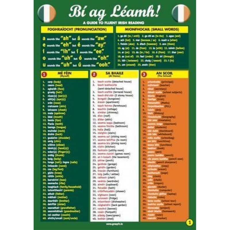 Bi ag Leamh -Glance Card