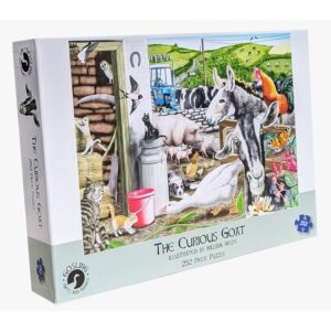 The Curious Goat 252 Piece Puzzle